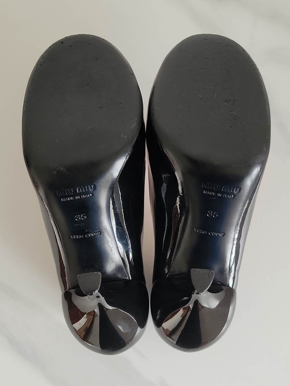 Miu Miu Black Patent High Heel Pumps - Picture 12 of 16